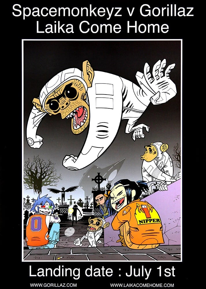 Gorillaz Original Promotional Poster (1 of 1)