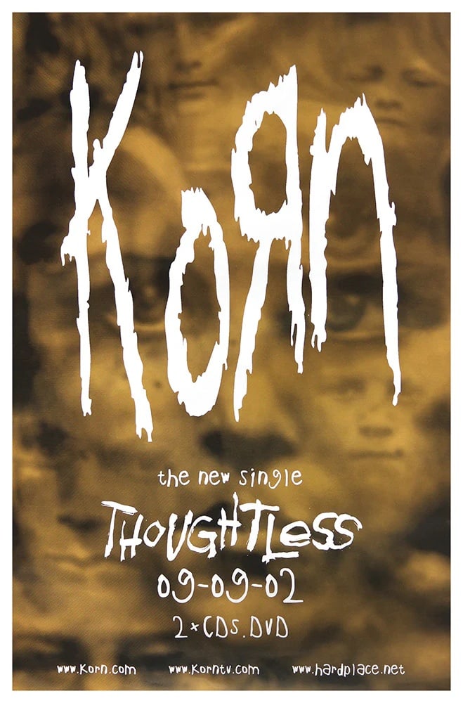 Korn Original Promotional Poster (1 of 1)