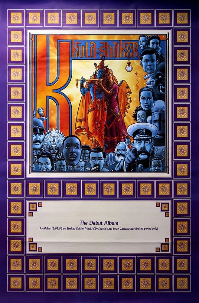 Kula Shaker Original Promotional Poster (1 of 1)