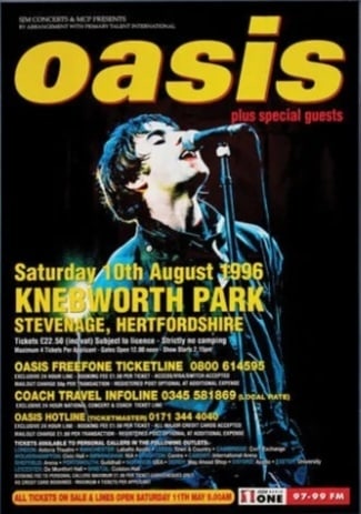 Oasis Original Promotional Poster (1 of 1)