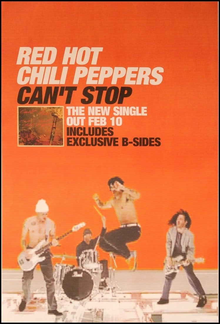 Red Hot Chili Peppers Original Promotional Poster (1 of 1)