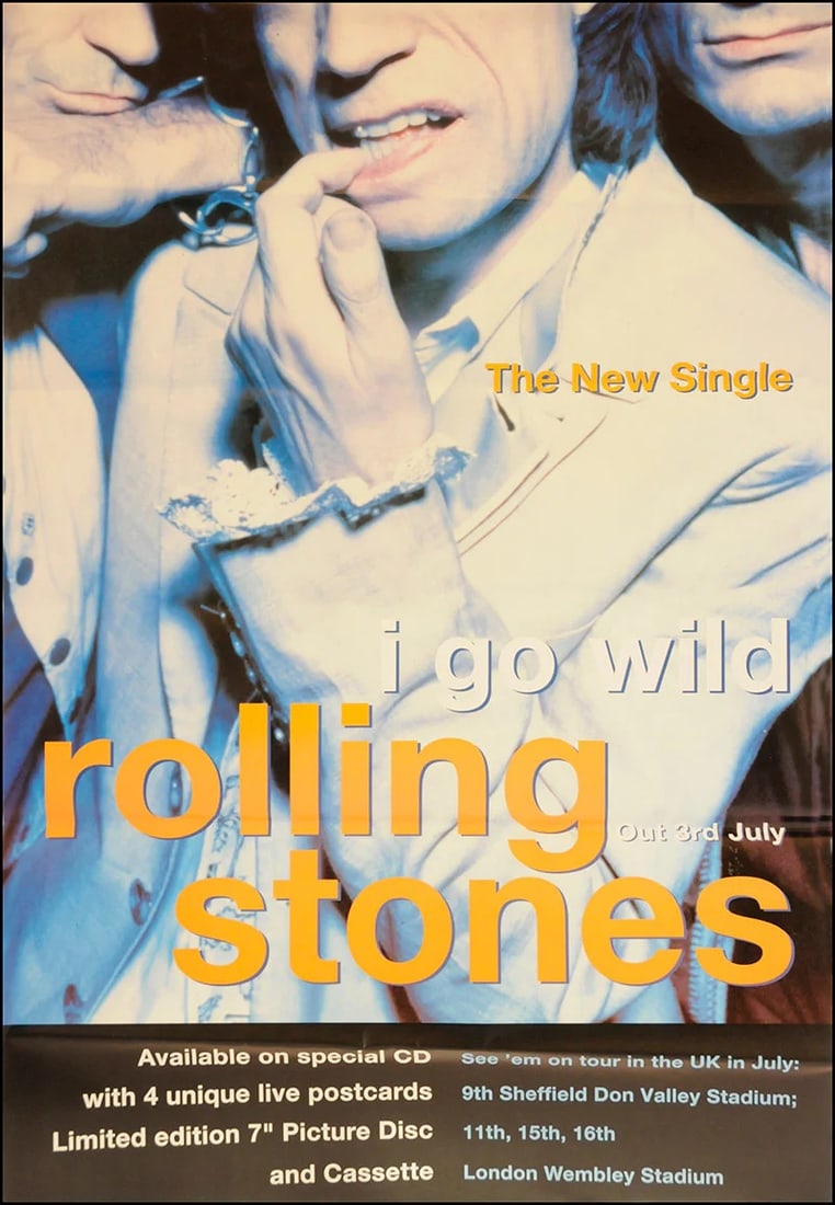 The Rolling Stones Original Promotional Poster (1 of 1)