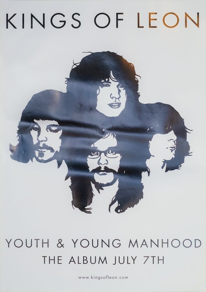 Kings Of Leon Original Promotional Poster (1 of 1)