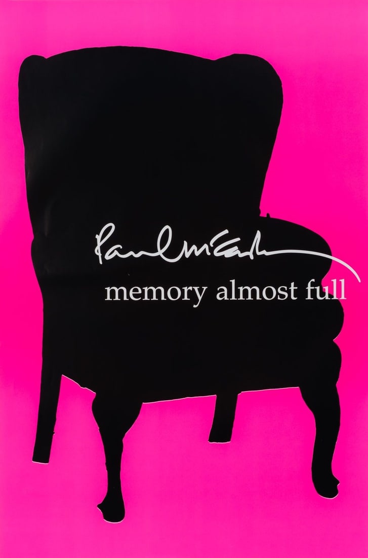 Paul McCartney Original Promotional Poster (1 of 1)
