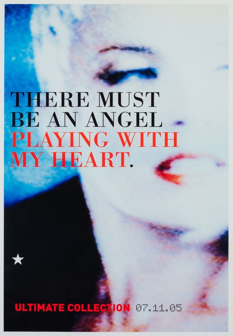 Eurythmics There Must Be An Angel Original Promotional Poster (1 of 1)