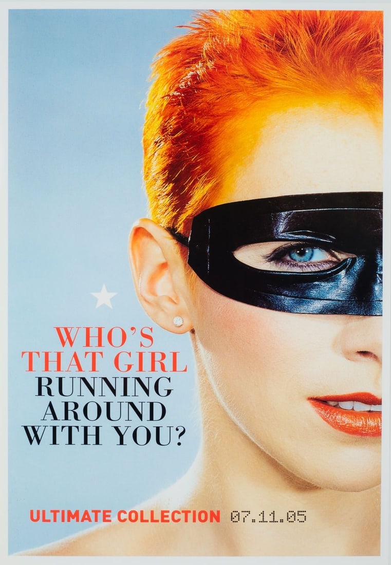 Eurythmics Who's That Girl Original Promotional Poster (1 of 1)