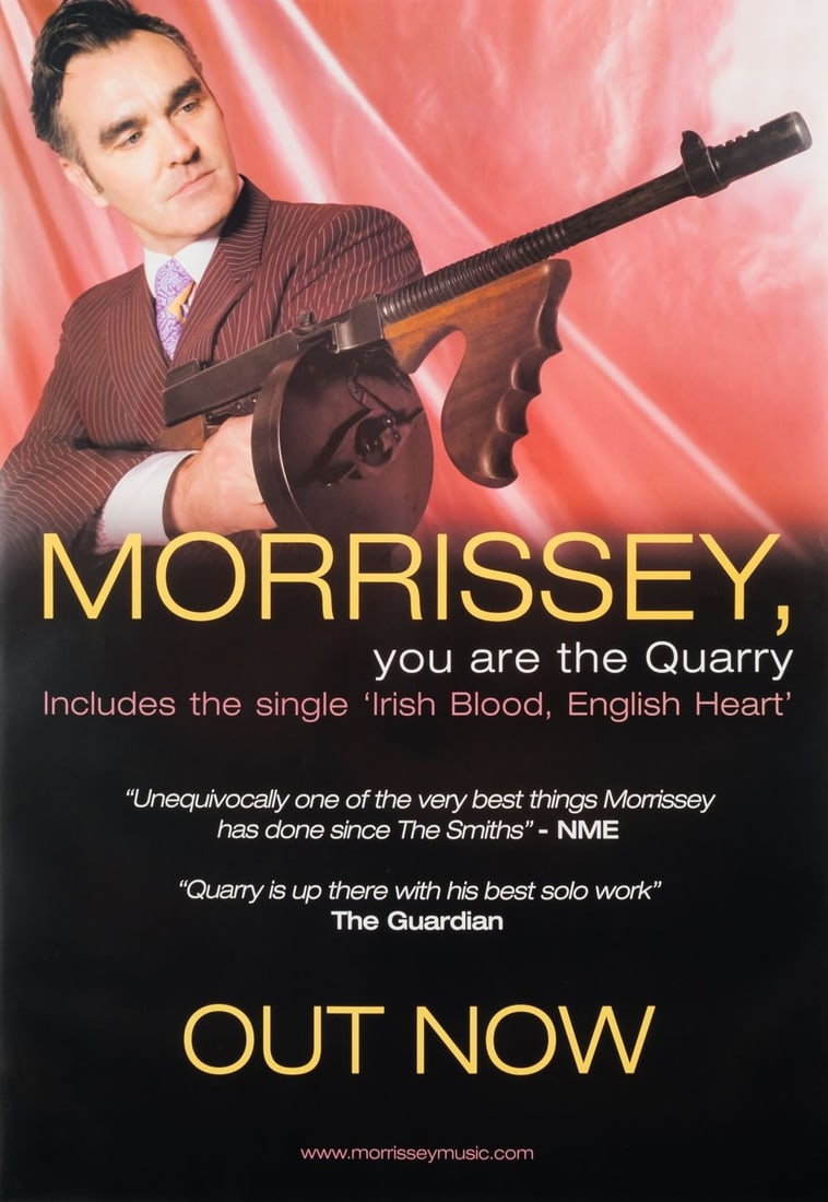 Morrissey Original Promotional Poster (1 of 1)