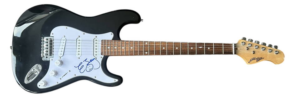 Chuck Berry Signed Electric Guitar: This lot is an electric guitar, autographed on the pickguard by Chuck Berry. Item comes with third-party authentication and affixed tamper-proof holographic QR sticker leading to item details and scor