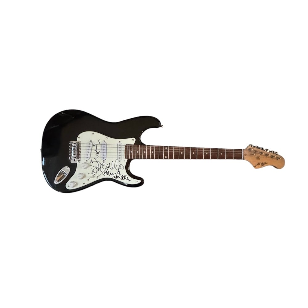 Blur Signed Electric Guitar: This lot is an electric guitar autographed by Damon Albarn, Dave Rowntree, Alex James and Graham Coxon of Blur. Item comes with Certificate of Authenticity, guaranteeing it for a lifetime.