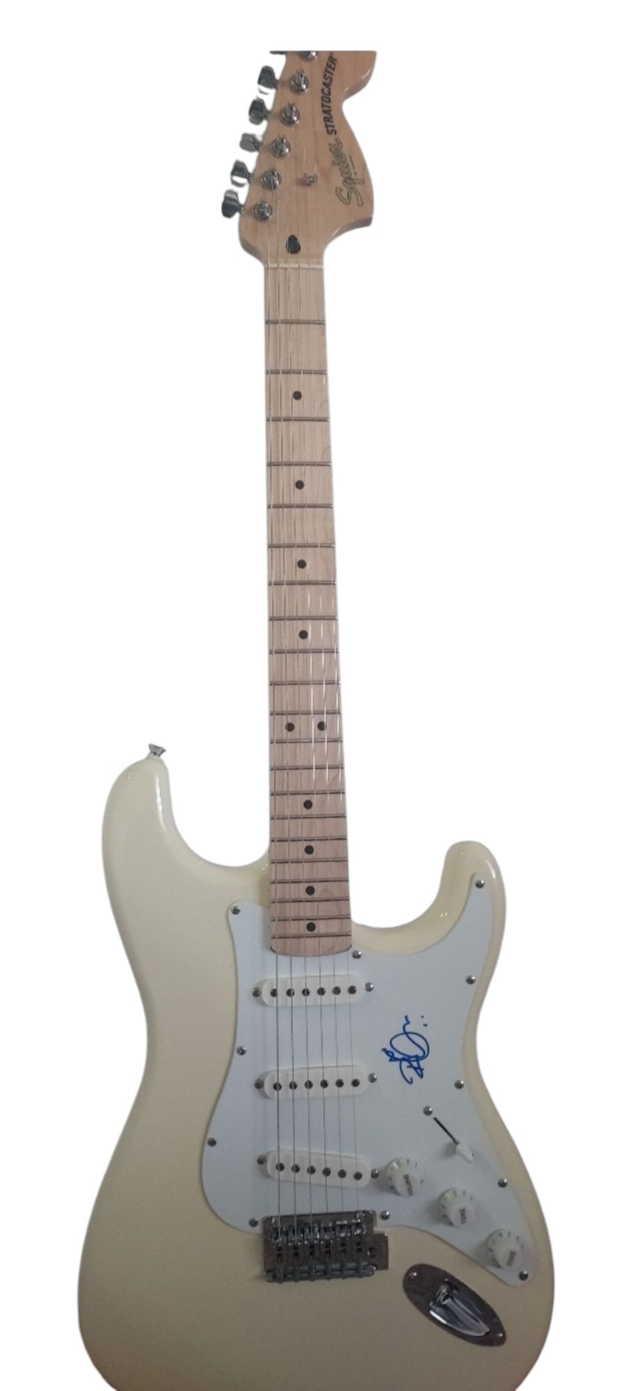 Robert Plant Led Zeppelin Signed Electric Guitar: This lot is an electric guitar, autographed on the pickguard by Robert Plant of Led Zeppelin. Item comes with third-party authentication and affixed tamper-proof holographic QR sticker leading to item