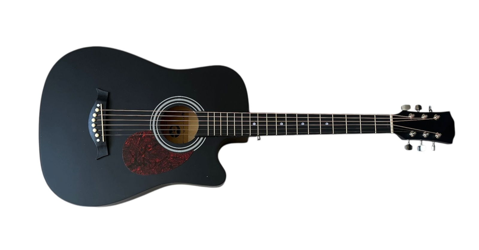 Jack Black Signed Acoustic Guitar: This lot is an acoustic guitar, autographed on the plate by Jack Black. Item comes with third-party authentication and affixed tamper-proof holographic QR sticker leading to item details and scoring.