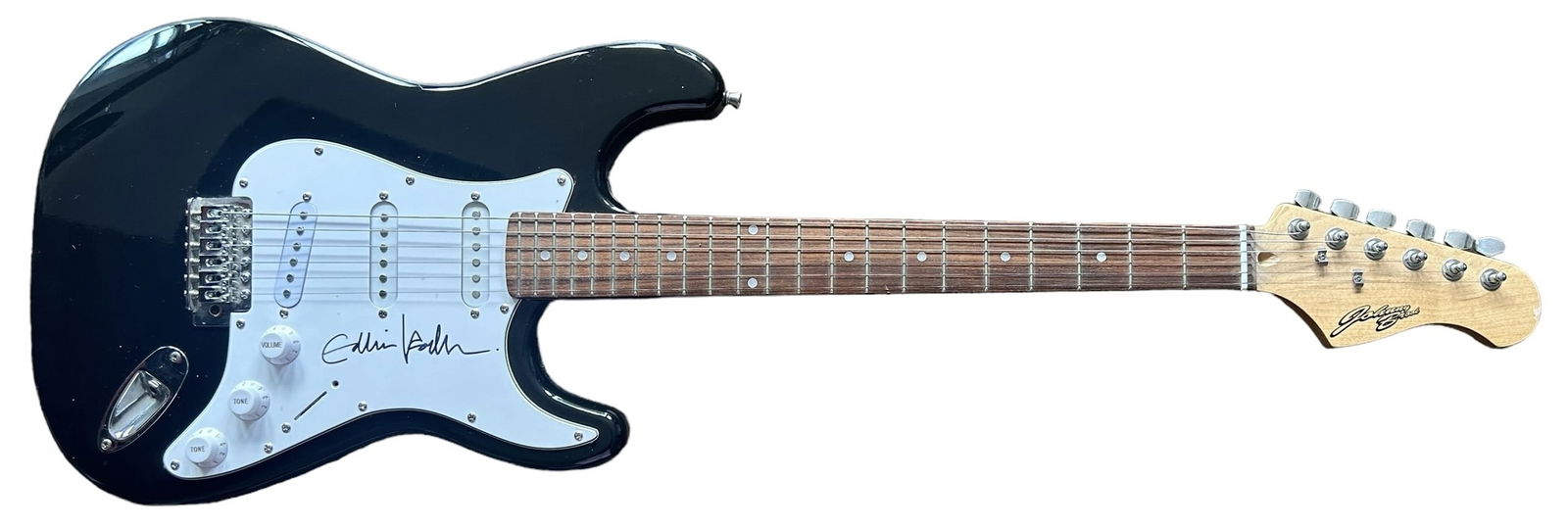 Eddie Vedder Signed Electric Guitar: This lot is an electric guitar, autographed by Eddie Vedder of Pearl Jam.