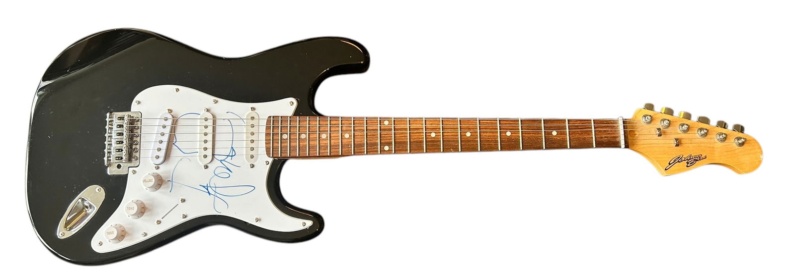 Iggy Pop Signed Electric Guitar: This lot is an electric guitar, autographed by Iggy Pop of The Stooges. Item comes with third-party authentication and affixed tamper-proof holographic QR sticker leading to item details and scoring.