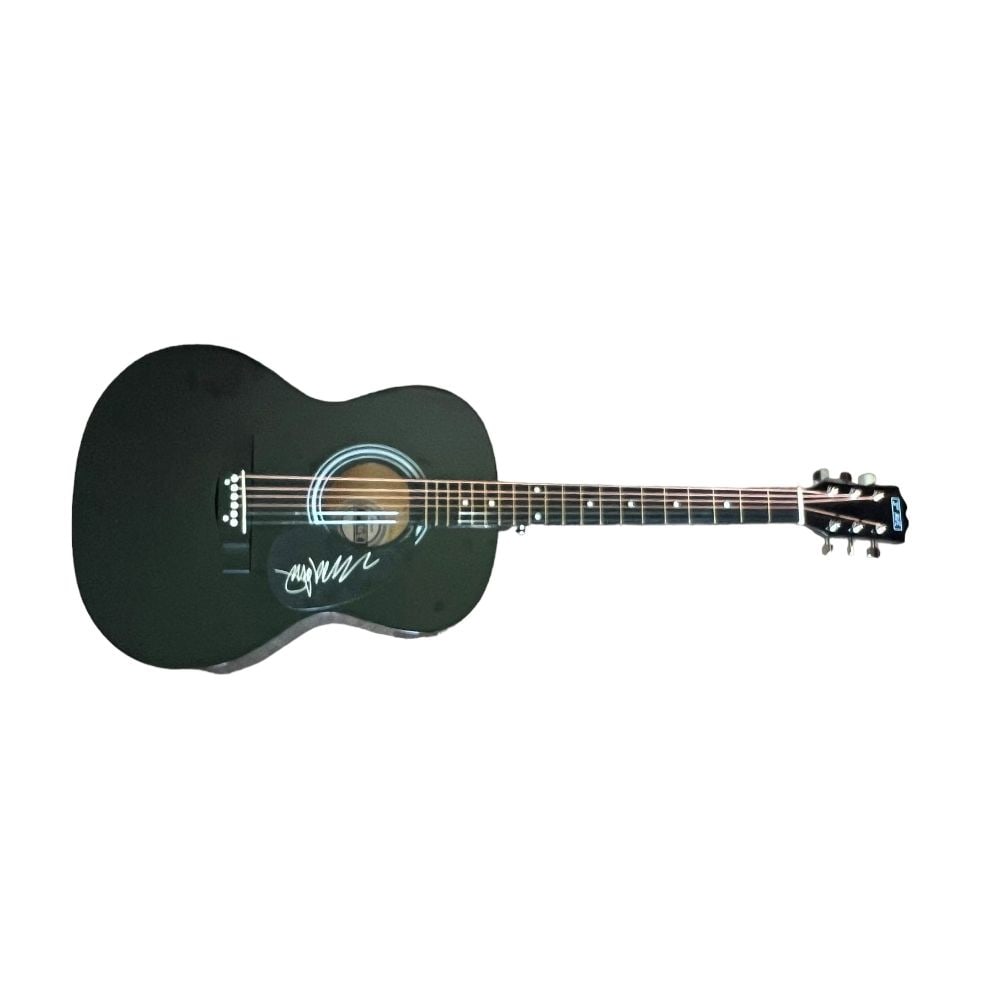 Jeff Beck Signed Acoustic Guitar Certified: This lot is an Acoustic Guitar autographed by Jeff Beck. Item comes with Certificate of Authenticity, guaranteeing it for a lifetime.