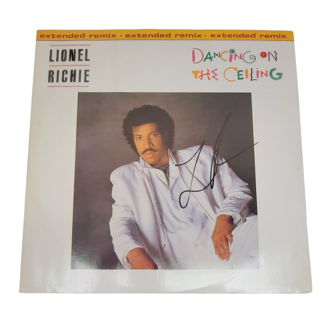 Lionel Richie Signed 12" Vinyl: This lot is a 12" vinyl (Dancing On The Ceiling), autographed on the front of the vinyl cover by Lionel Richie. Item is authenticated by HSA and comes with affixed HSA Tamper-Proof hologram with inter