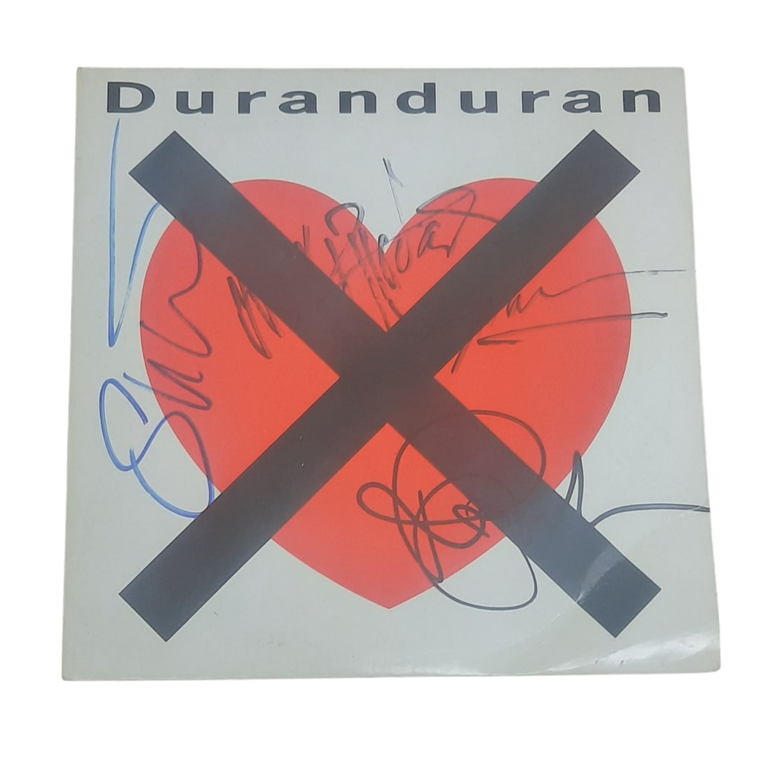 Duran Duran Signed 7" Vinyl: This lot is a 7" vinyl (Don't Want Your Love), autographed on the front of the vinyl sleeve by Nick Rhodes, John Taylor, Roger Taylor and Simon Le Bon of Duran Duran. Item comes with third-party authe