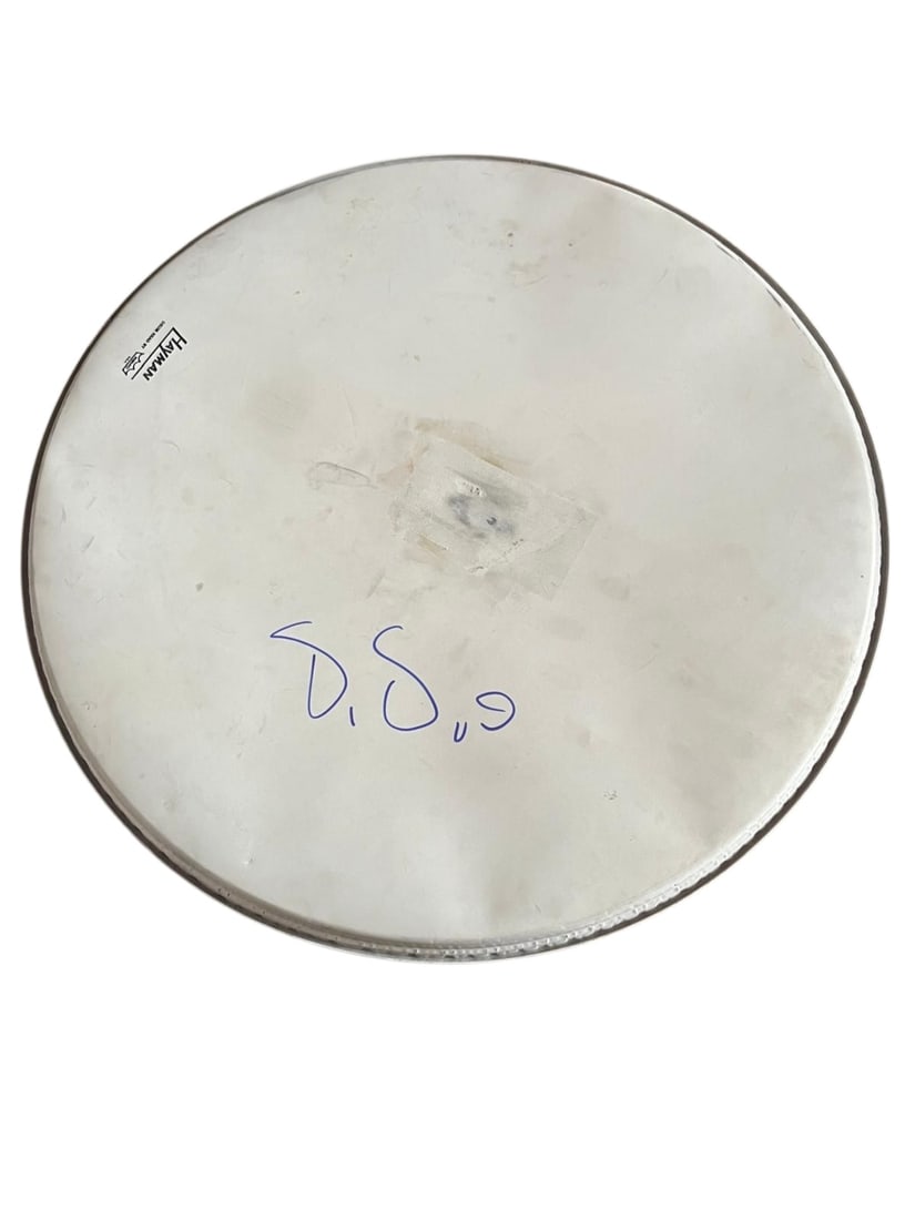 Dr Dre Signed Bass Drum: This lot is a Bass Drum, autographed by Dr Dre. Item comes with third-party authentication and affixed tamper-proof holographic QR sticker leading to item details and scoring.