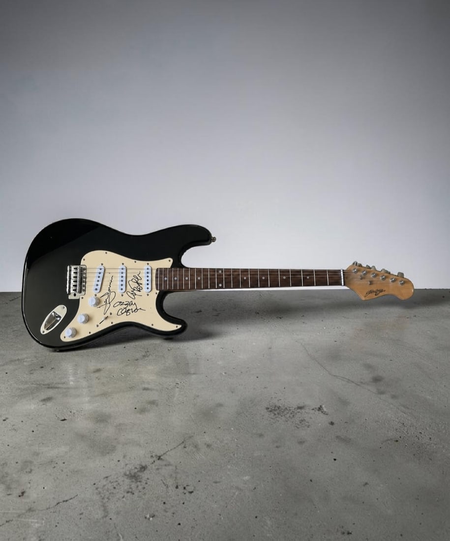 Black Sabbath Signed Stratocaster Style Electric Guitar (1 of 2)