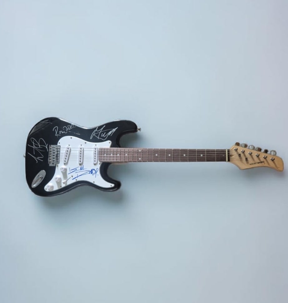 The Rolling Stones Signed Stratocaster Style Electric Guitar (1 of 2)