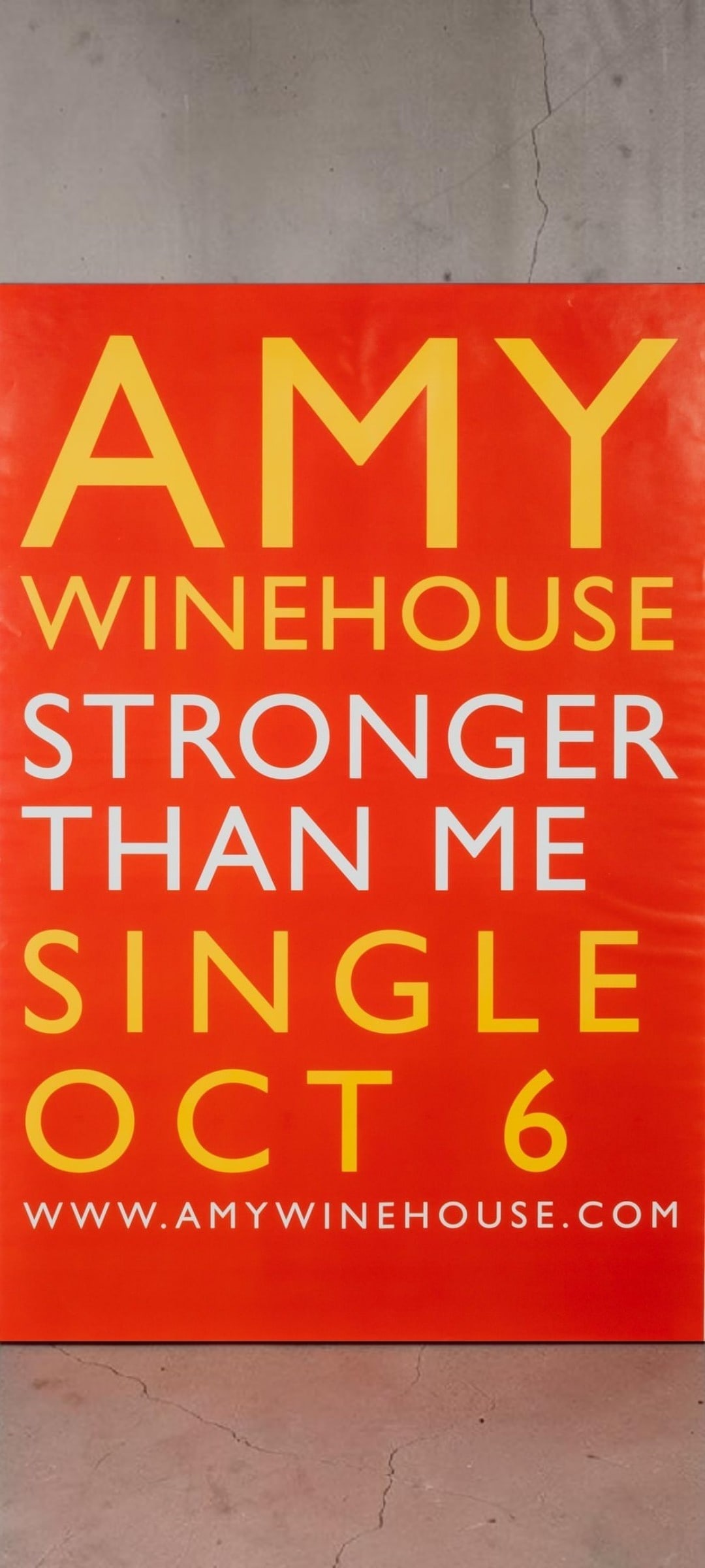 Amy Winehouse Original Promotional Poster (1 of 1)
