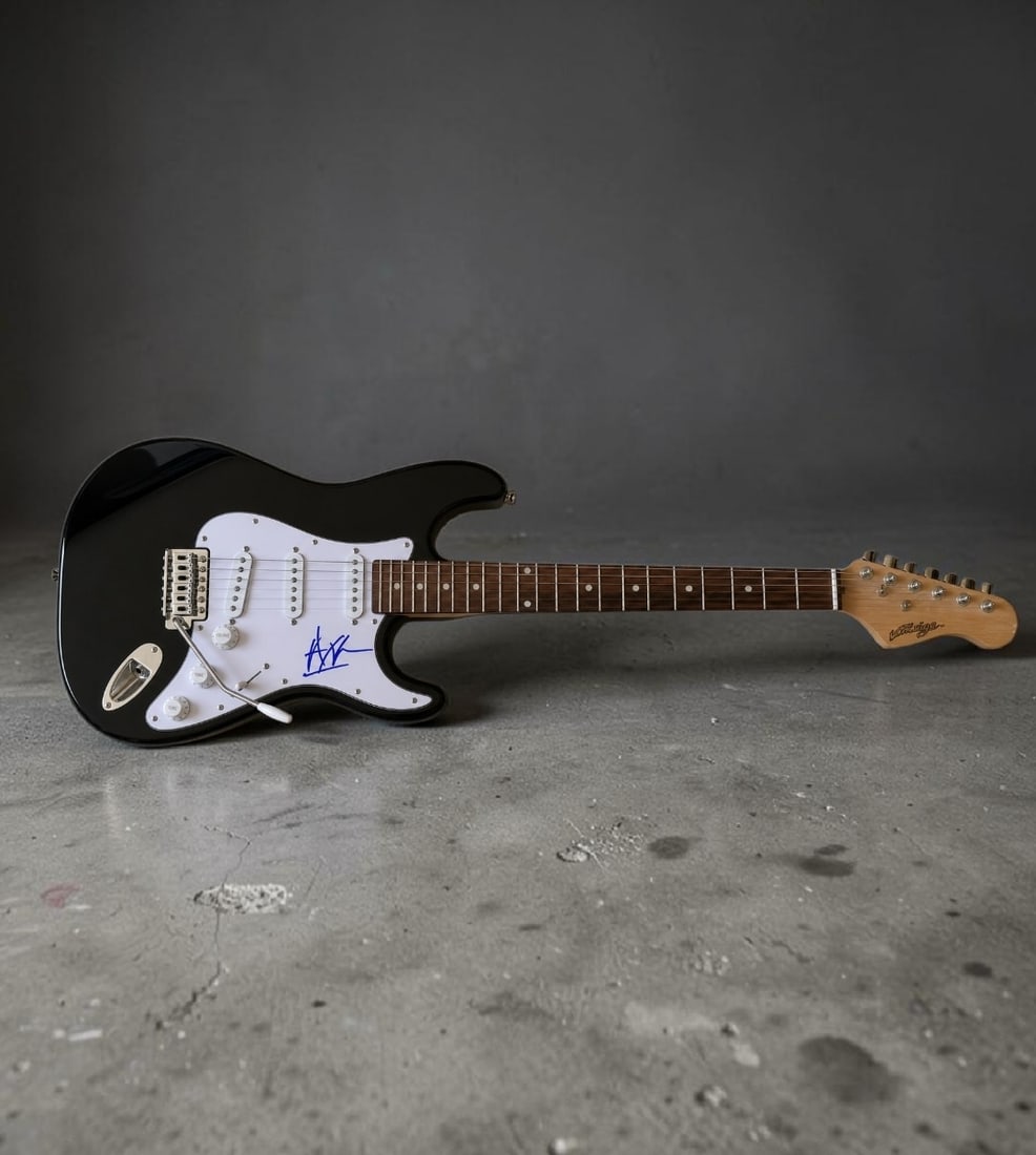 Axl Rose Guns N' Roses Signed Electric Guitar: This lot is an electric guitar, autographed by Axl Rose of Guns N' Roses. Item comes with third party authentication including interactive QR code, item details and scoring.