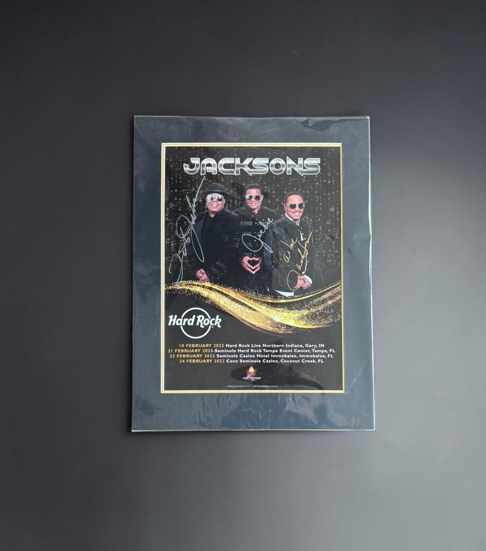 The Jackson's Signed Tour Lithograph (1 of 1)
