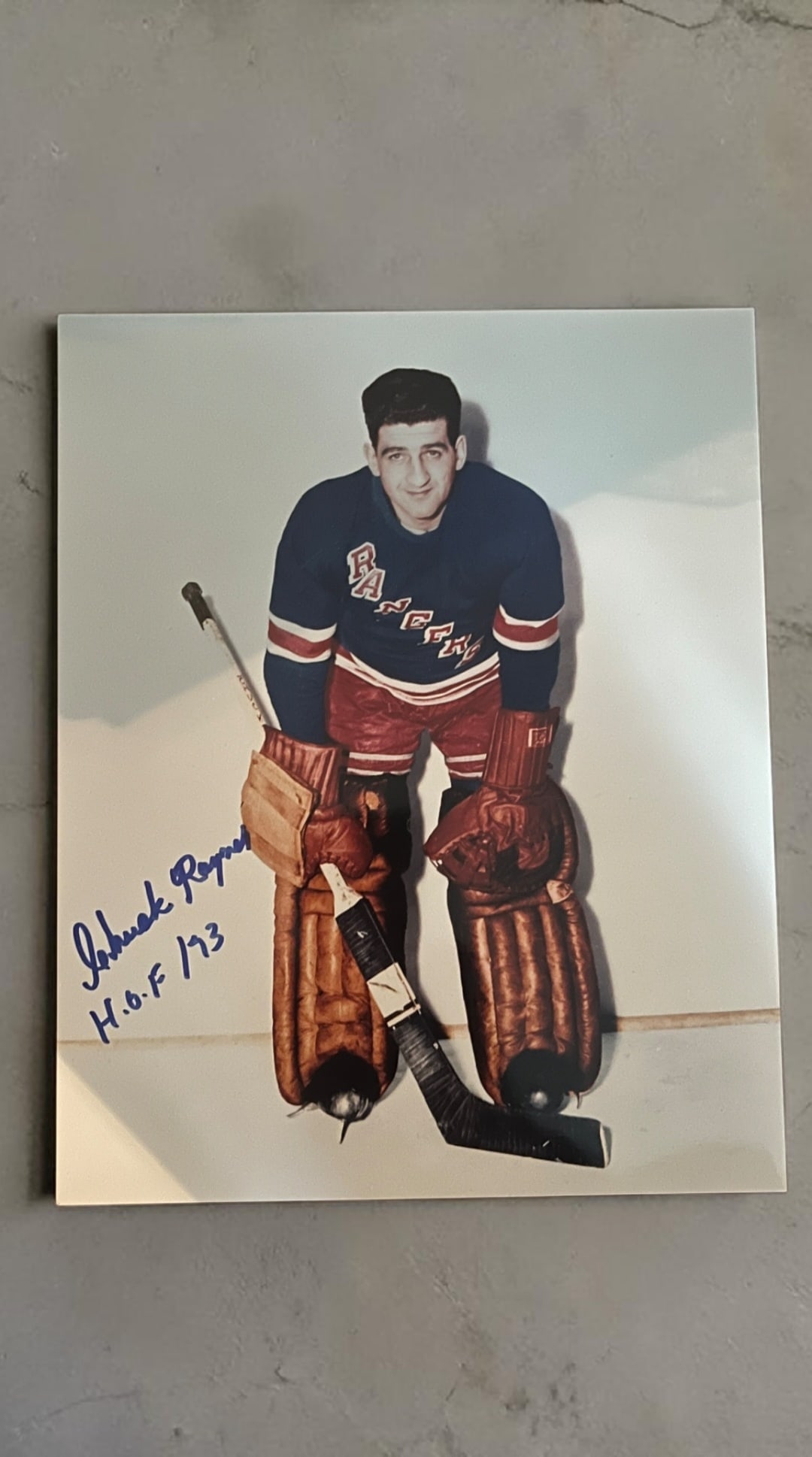 Chuck Rayner Signed Photograph (1 of 1)