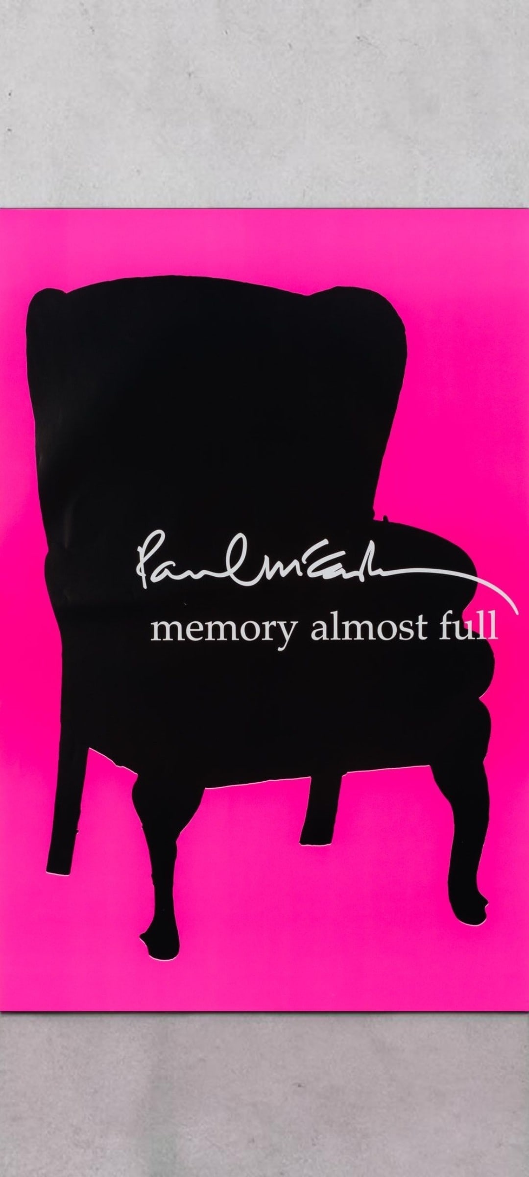 Paul McCartney Original Promotional Poster (1 of 1)