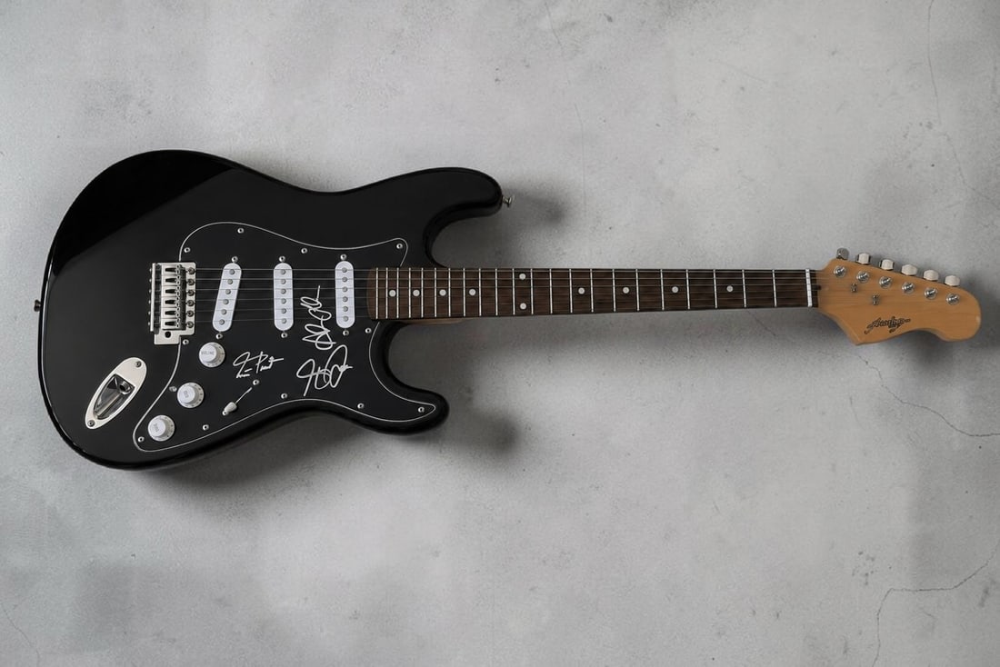 Rush Fully Signed Electric Guitar (1 of 2)