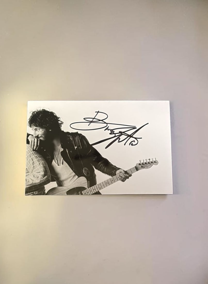 Bruce Springsteen Signed Photograph (1 of 1)
