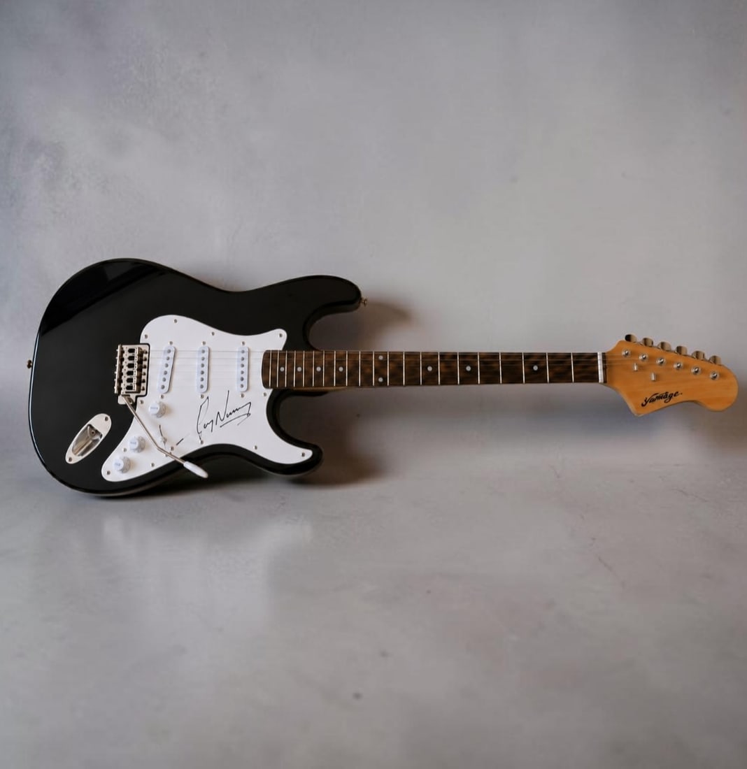 Gary Numan Signed Stratocaster Style Electric Guitar (1 of 2)