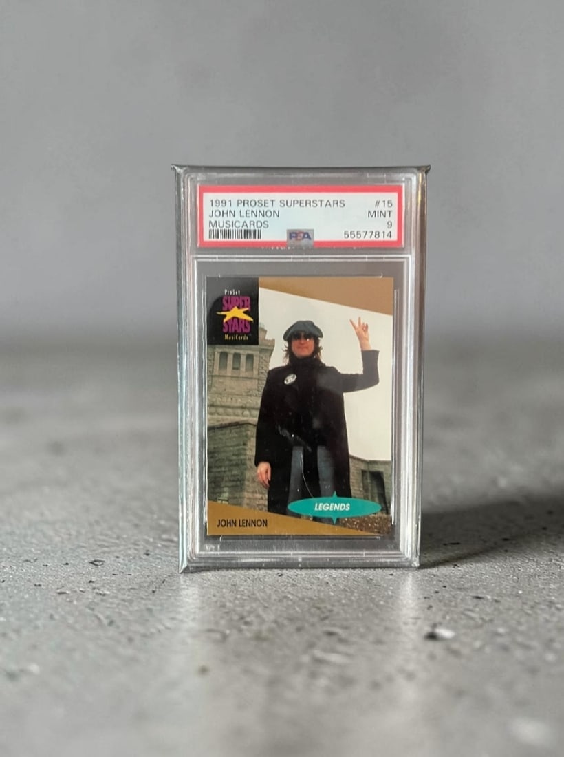 John Lennon The Beatles Proset Super Stars Music Collectors Card (1 of 2)