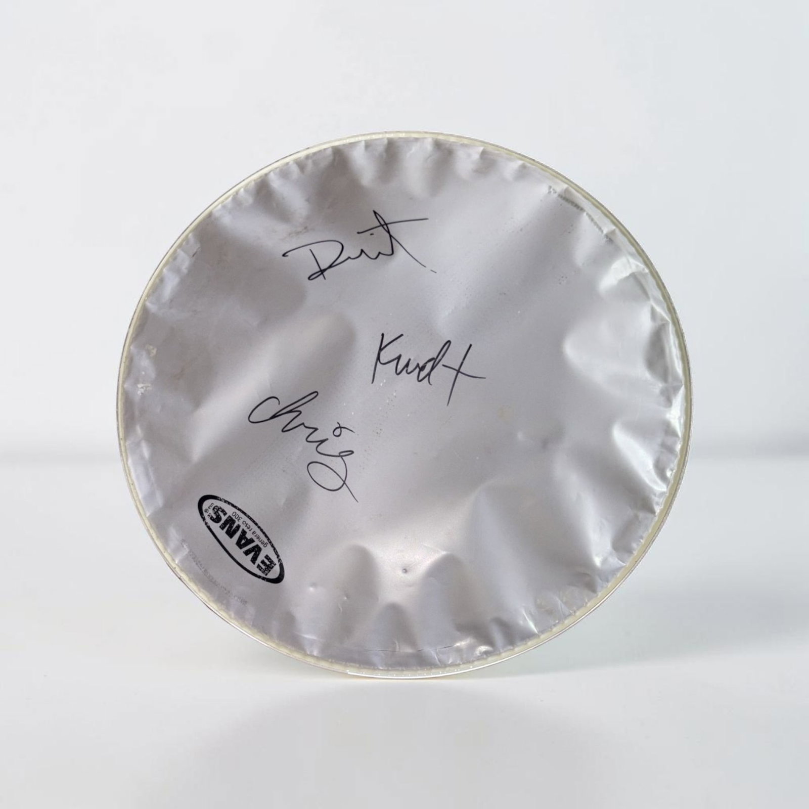Nirvana Signed Drumskin (1 of 1)