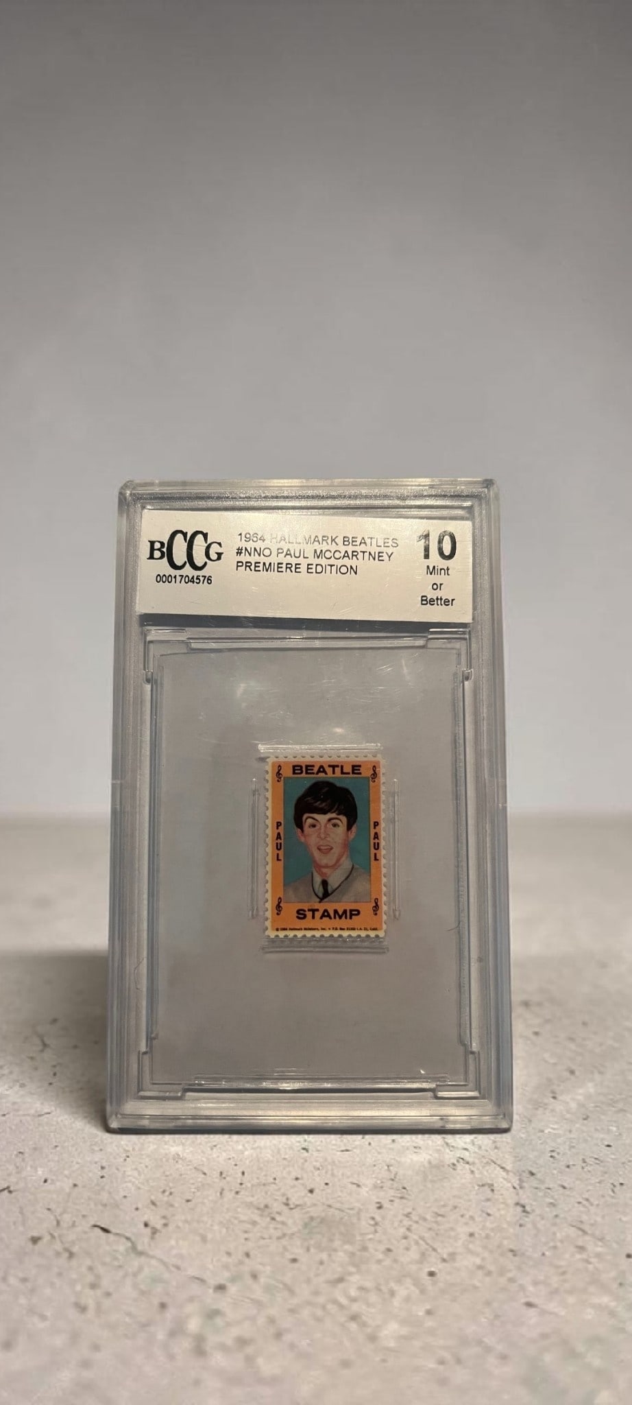 Paul McCartney The Beatles Beckett 10 1964 Hallmark Stamp (1 of 2)