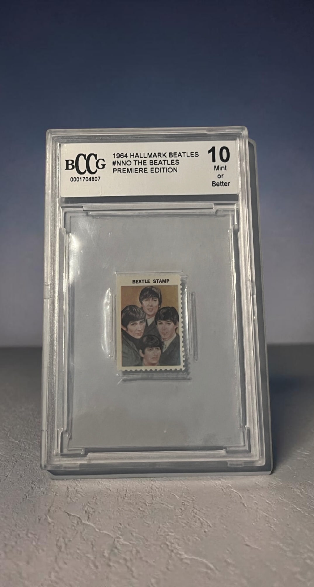 The Beatles Beckett 10 1964 Hallmark Stamp (1 of 2)