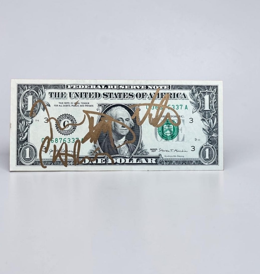 Foo Fighters Signed $1 Note (1 of 1)