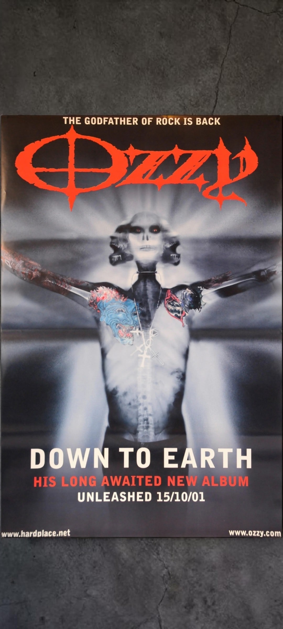 Ozzy Osbourne Original Promotional Poster (1 of 1)