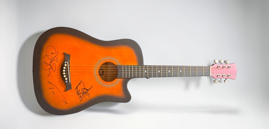 Bon Jovi Signed Acoustic Guitar (1 of 2)