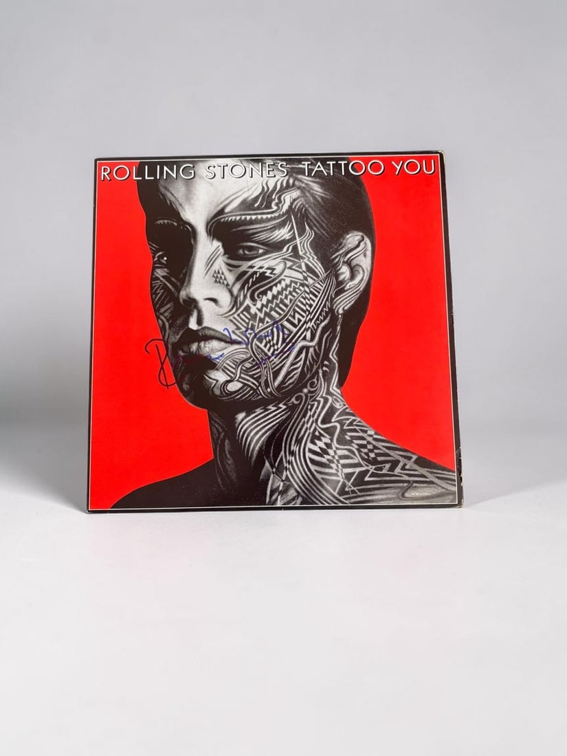 Ronnie Wood The Rolling Stones Signed Tattoo You Vinyl LP (1 of 1)