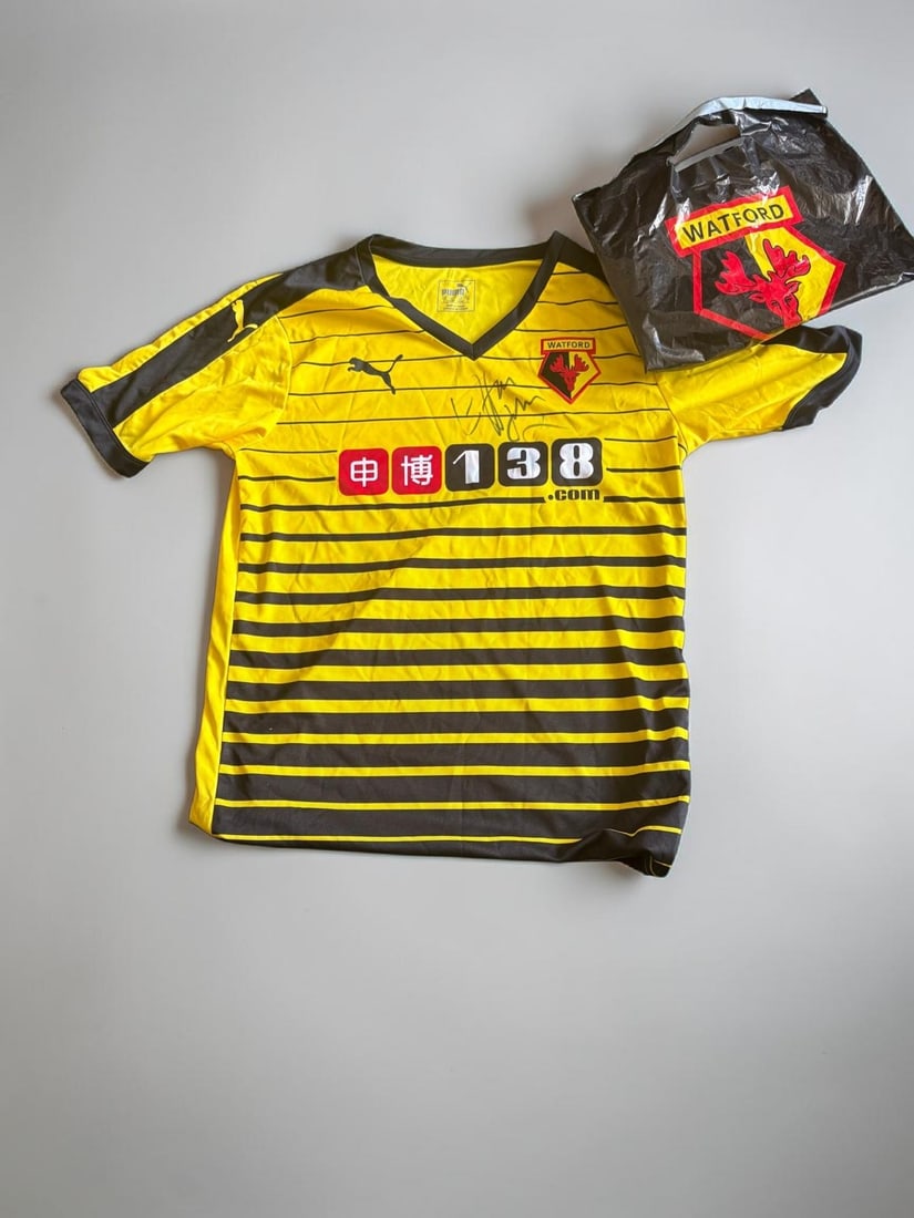 Elton John Signed Watford FC Shirt 2016 (1 of 2)