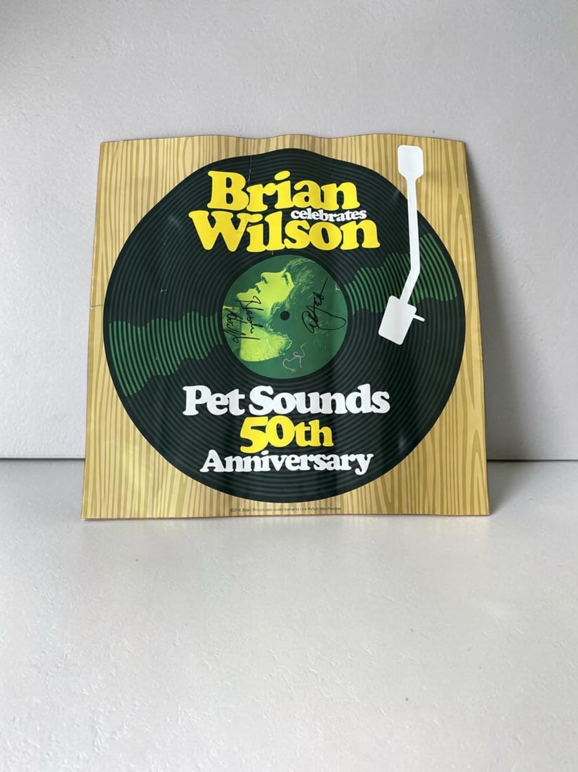 The Beach Boys Brian Wilson Signed Pet Sounds Official Poster Beckett BAS Authenticated (1 of 3)