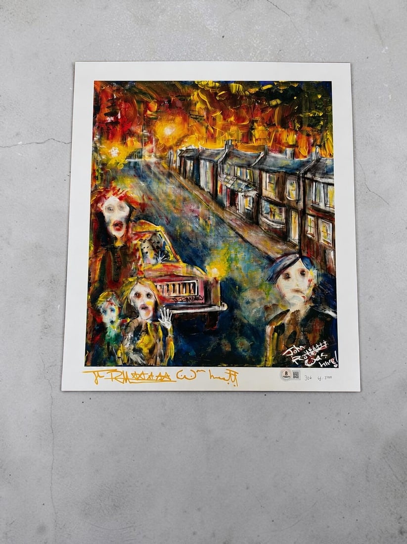Johnny Rotten Signed I Could Be Right I Could Be Wrong Limited Edition Print Beckett BAS (1 of 2)