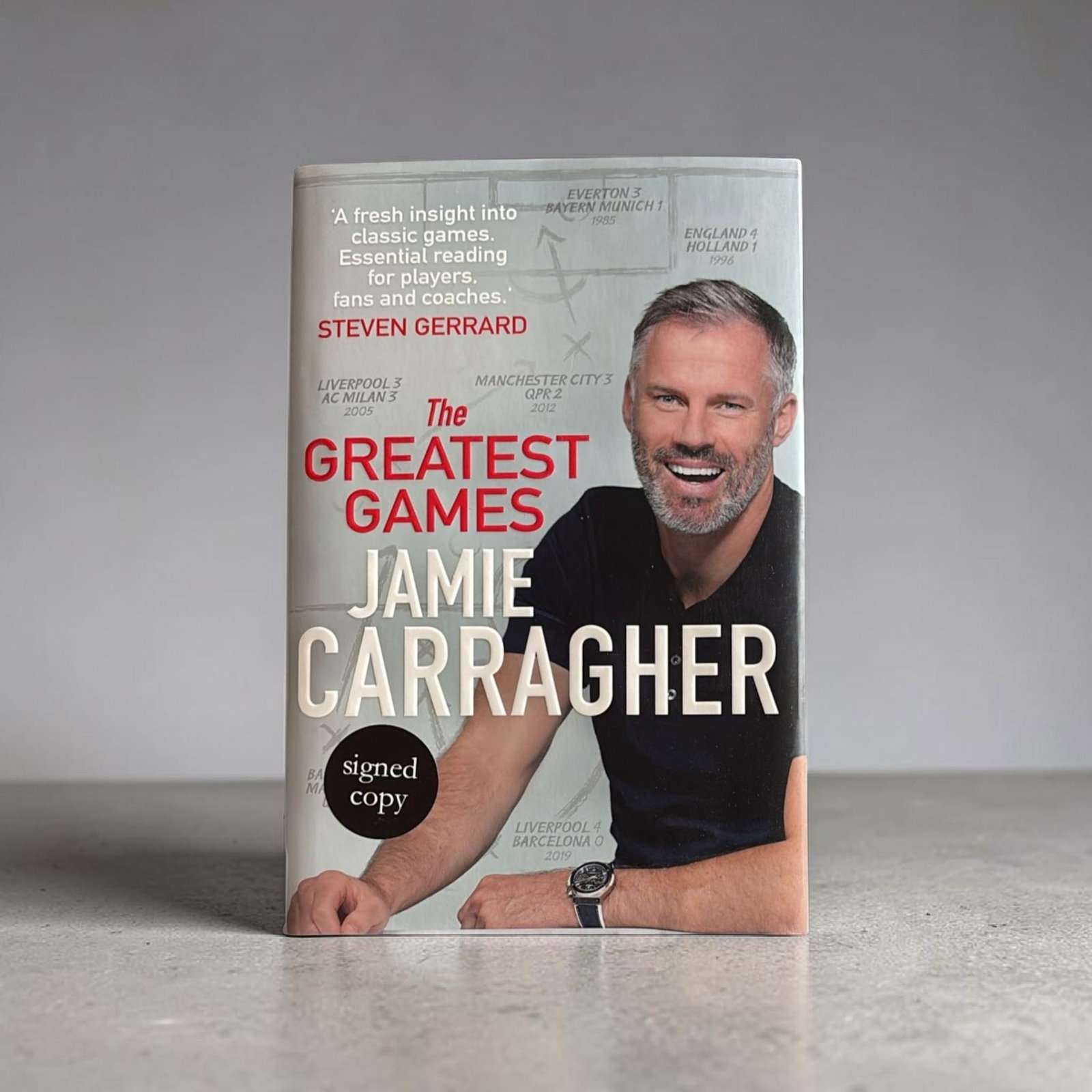 Jamie Carragher Signed Hardback Book (1 of 2)
