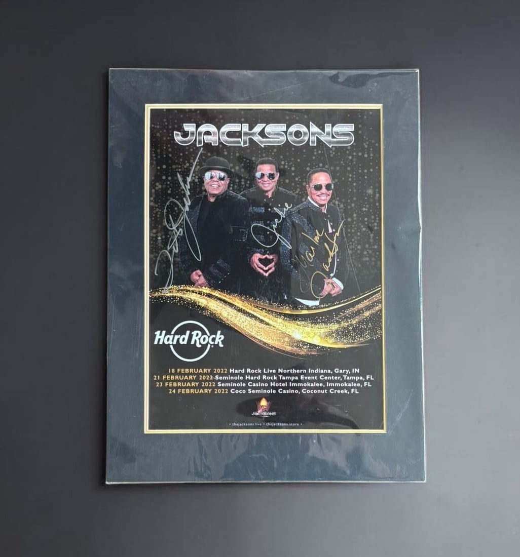The Jackson's Signed Tour Lithograph (1 of 1)
