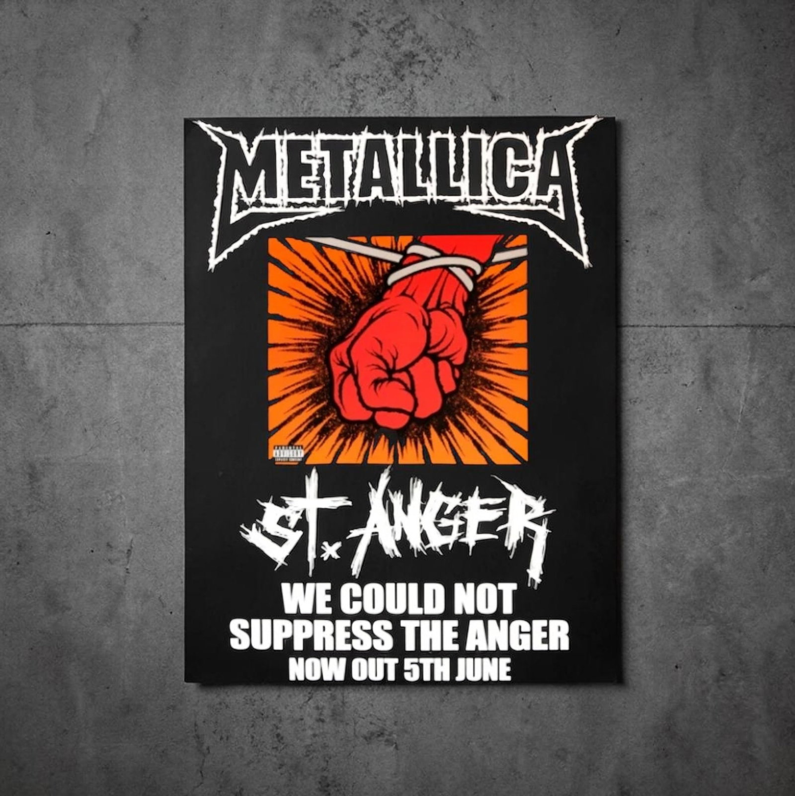 Metallica Original Promotional Poster (1 of 1)