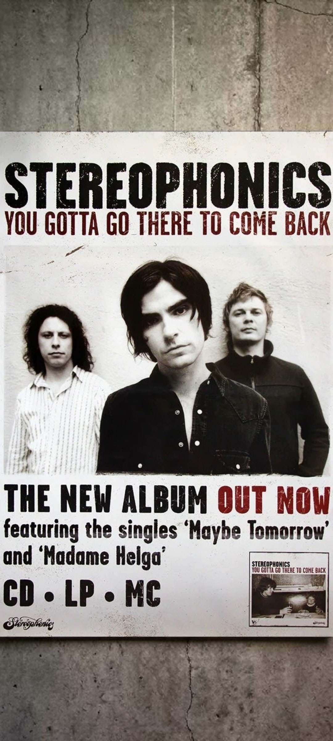Stereophonics Original Promotional Poster (1 of 1)