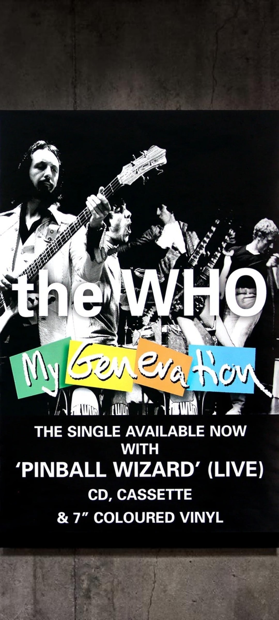 The Who Original Promotional Poster (1 of 1)