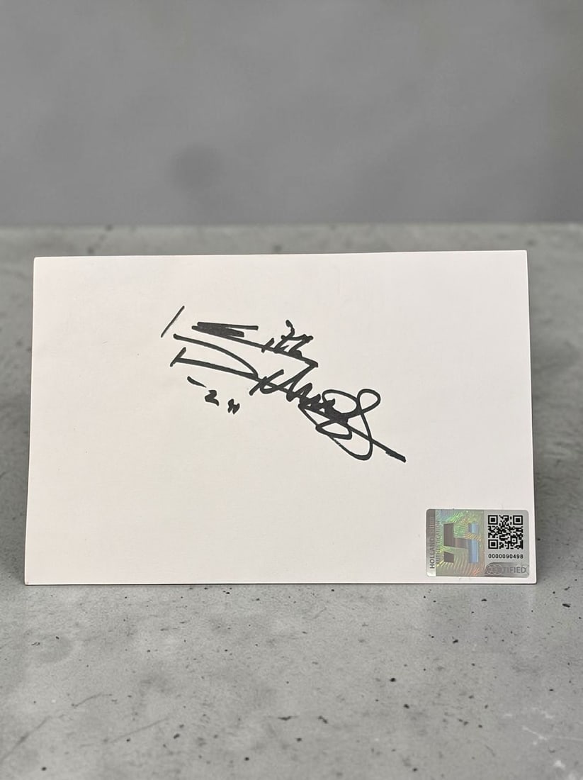 Keith Richards Rolling Stones Signed Card (1 of 1)