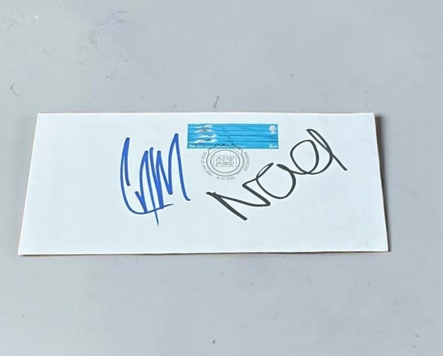 Oasis Signed Celebrity First Day Cover (1 of 2)