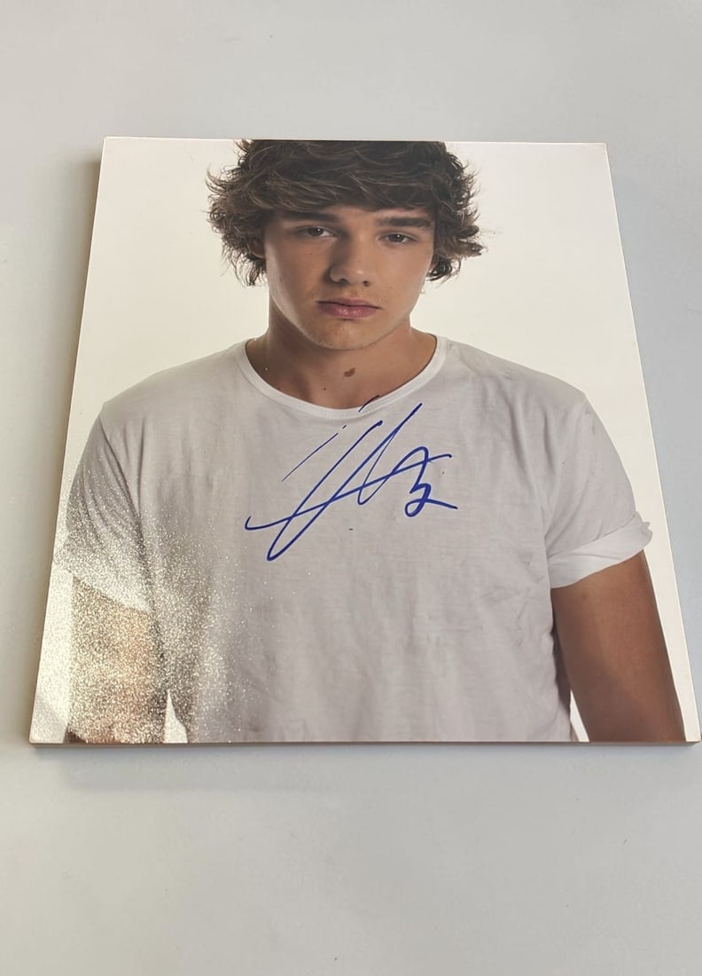 Liam Payne One Direction Signed Photograph: This lot is a 10x8" photograph, autographed by Liam Payne of One Direction. If you wish to upgrade to a third party authentication with holographic QR code and item scoring, an additional charge of